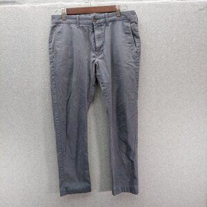 J. Crew Mercantile Flex Chino Pants W30 L30 Gray Cotton Blend